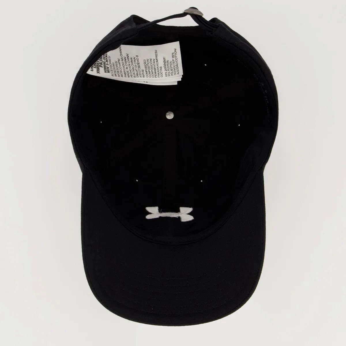 Bone Under Armour Branded Hat - unissex - preto e branco