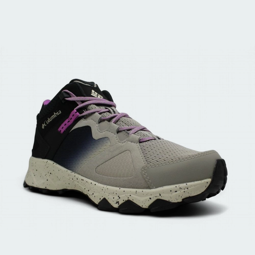 Bota Columbia Peakfreak Hera Mid Outdry - feminino - cinza e rosa