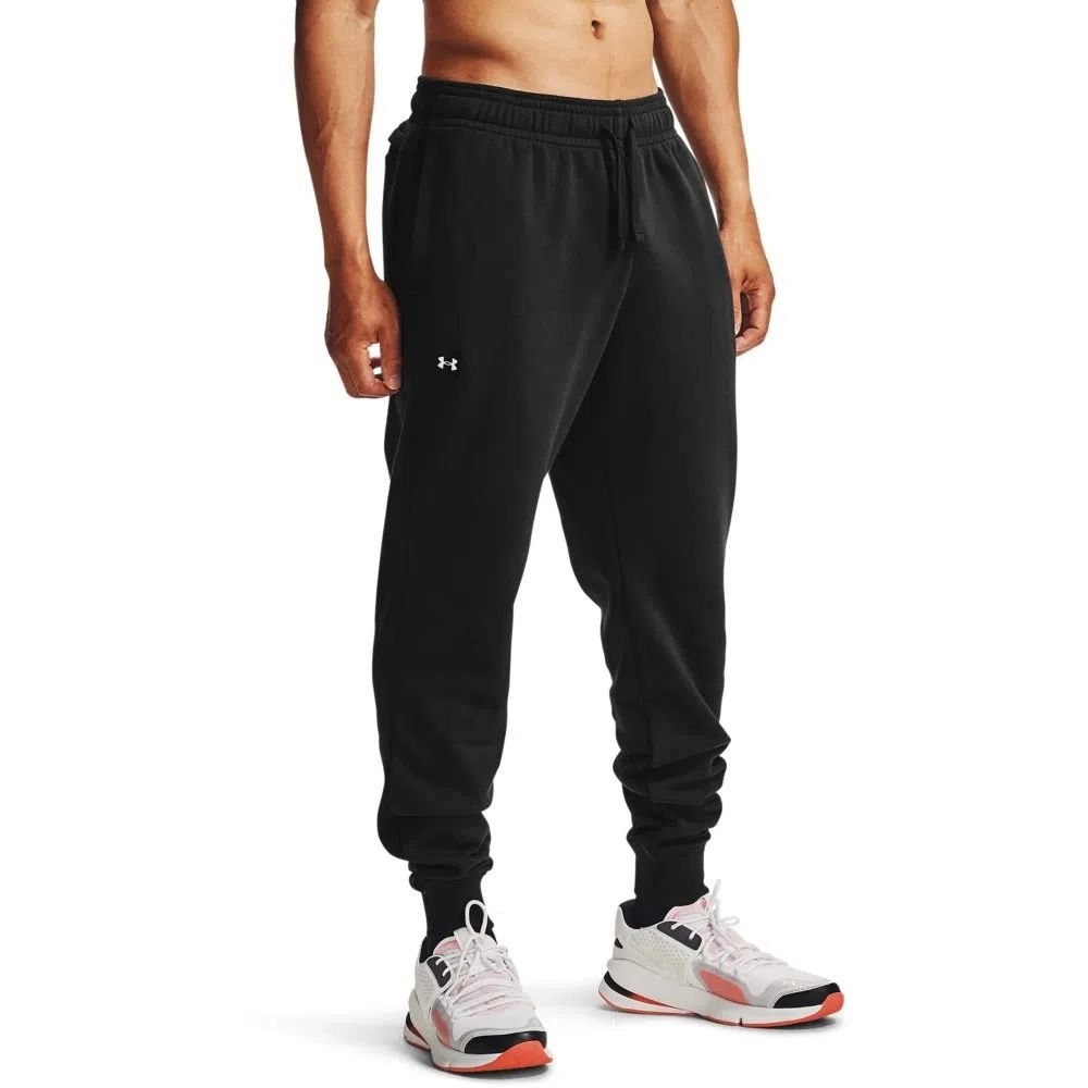 Calça Under Armour Rival FLeece Jogger - masculino - preto