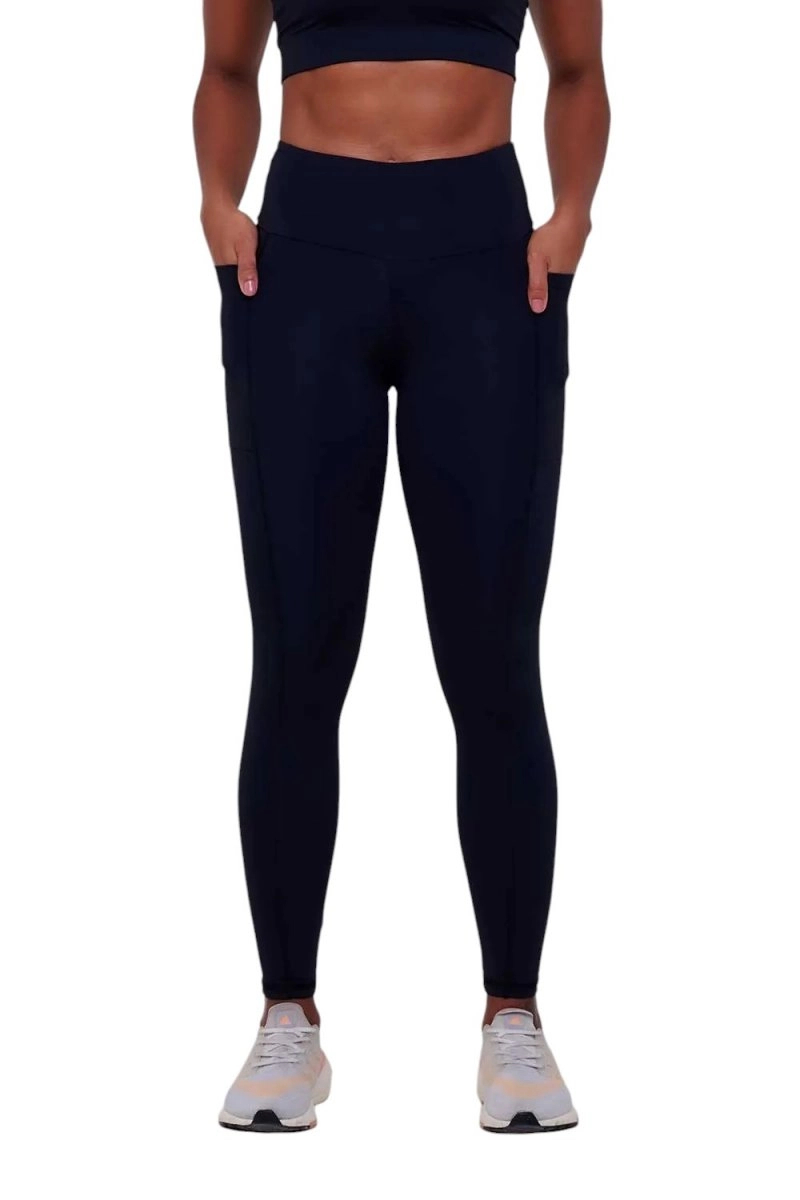 Calca Authen Signature Samba - feminino - preto