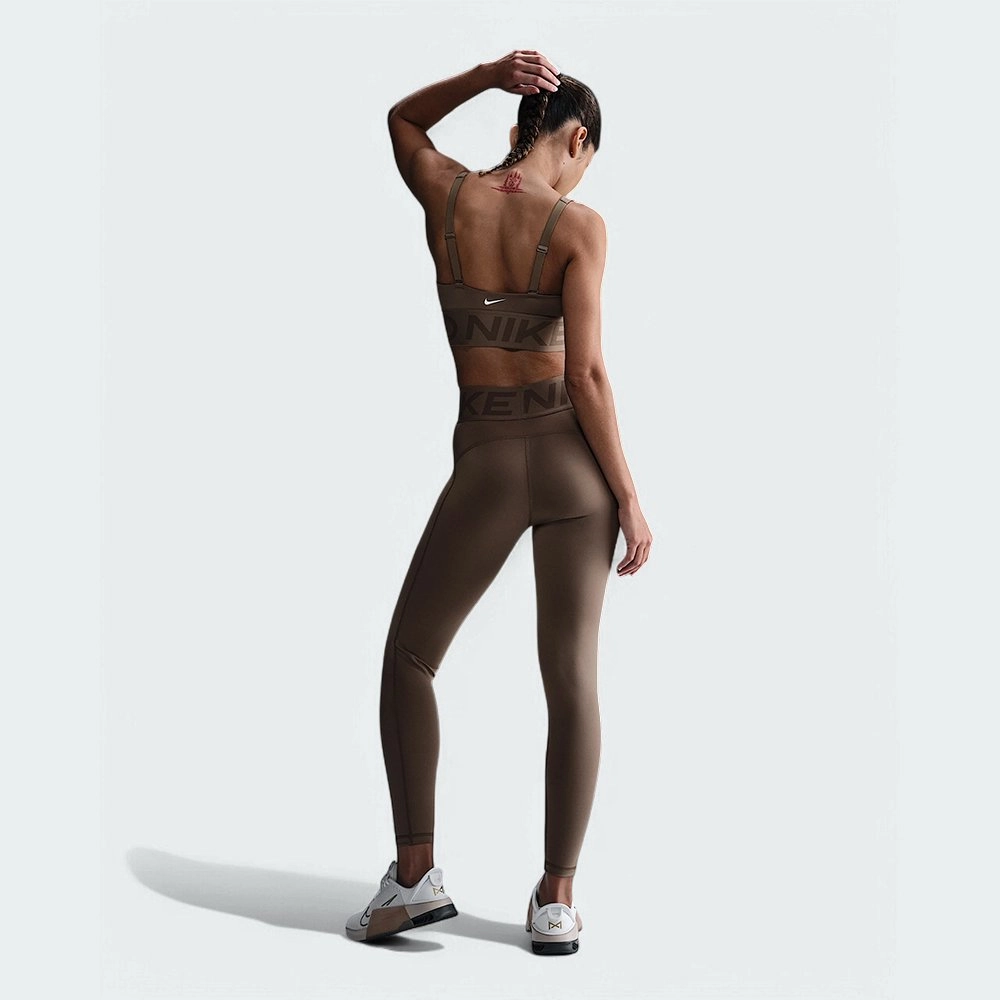 Calca Legging Nike Pro Sculpt - feminino - marrom claro