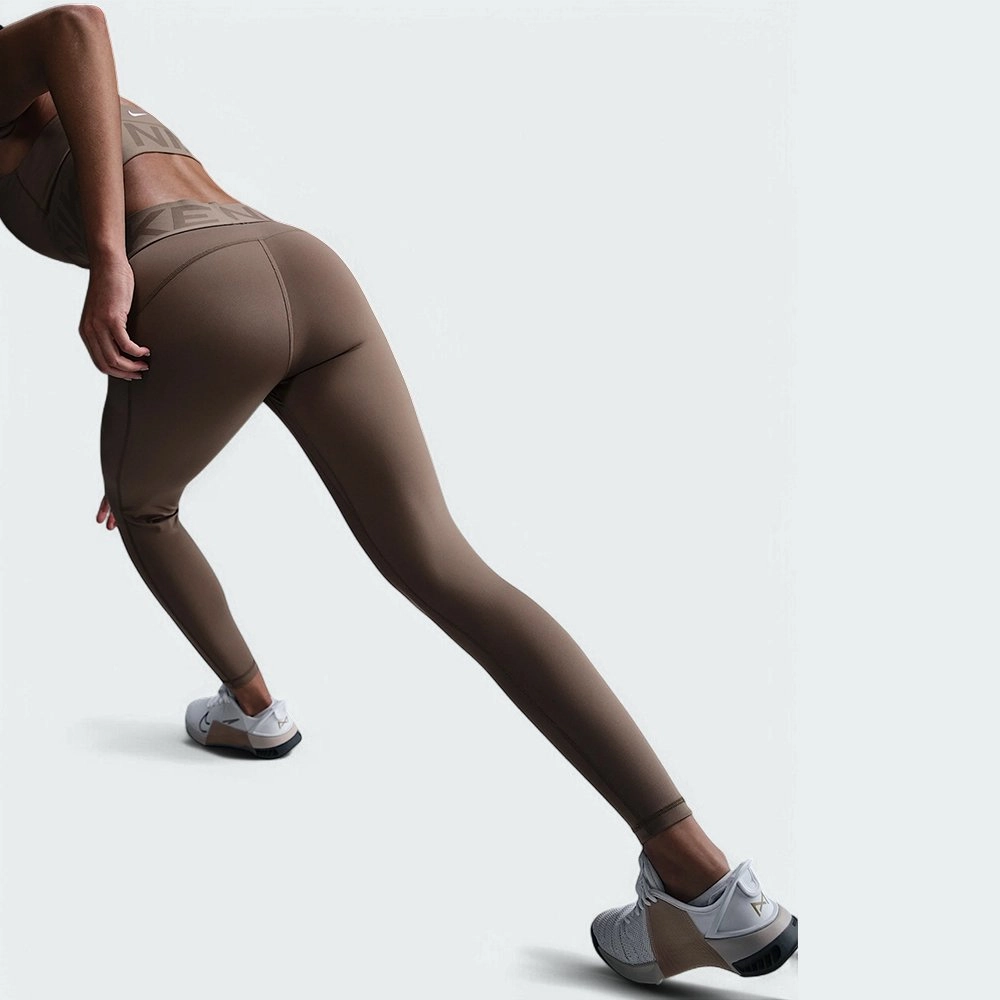 Calca Legging Nike Pro Sculpt - feminino - marrom claro