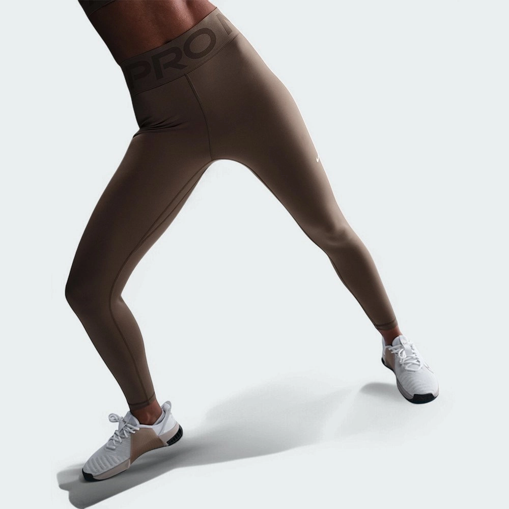 Calca Legging Nike Pro Sculpt - feminino - marrom claro