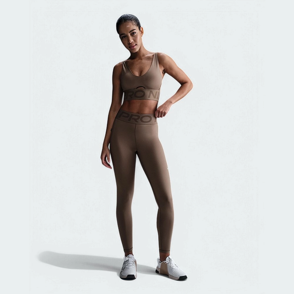 Calca Legging Nike Pro Sculpt - feminino - marrom claro