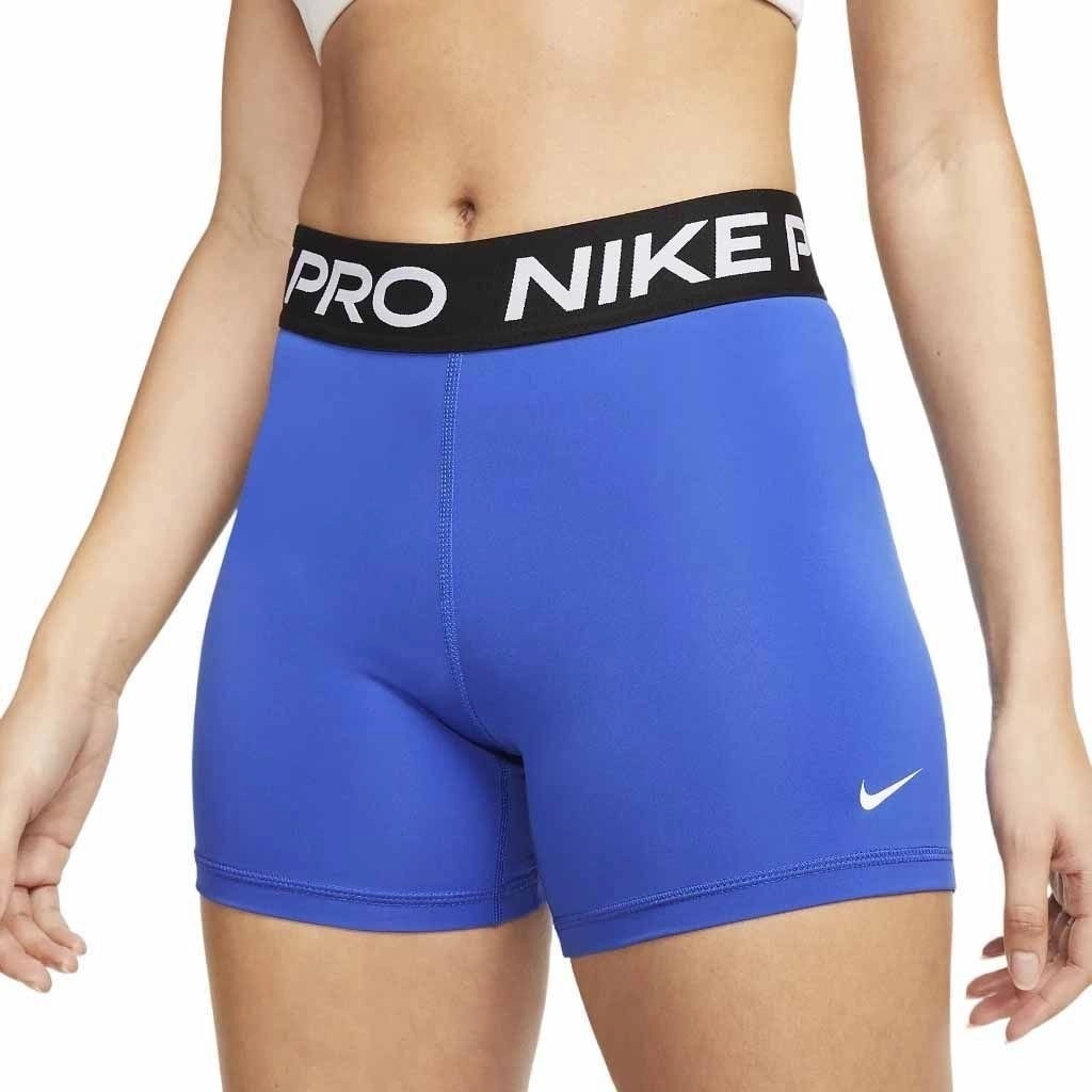 Calca Nike Pro 365 - feminino - azul e preto
