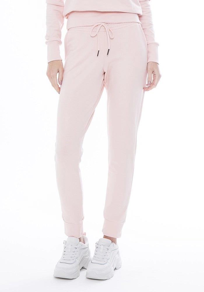 Calca Run More Jogger - feminino - rosa claro