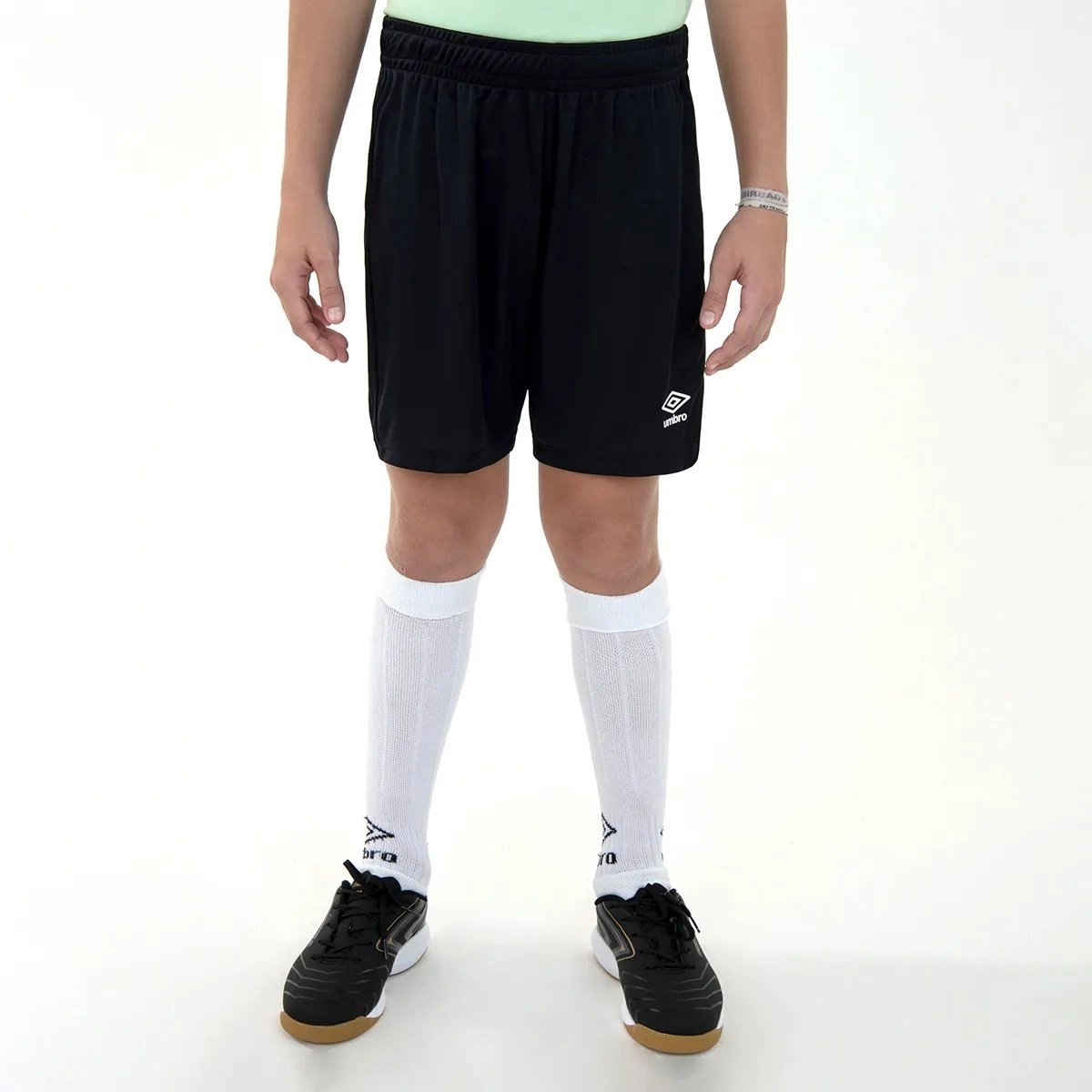 Calcao Umbro Legacy Juvenil - unissex - preto