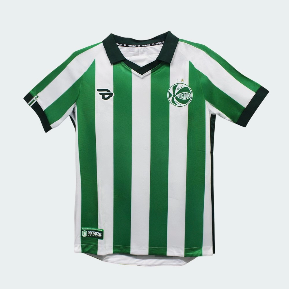 Camisa 19treze Juventude 2025/1 - feminino - branco e verde
