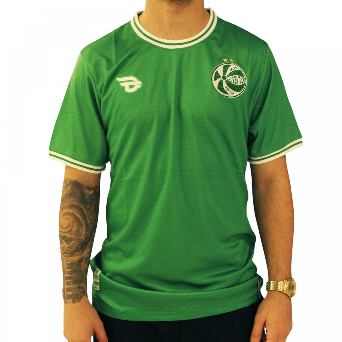 Camisa 19treze Juventude 3 - masculino - verde e branco