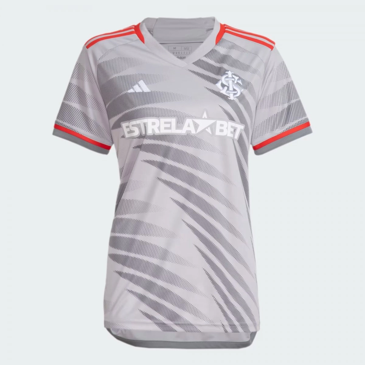 Camisa Adidas Inter III - feminino - cinza e vermelho