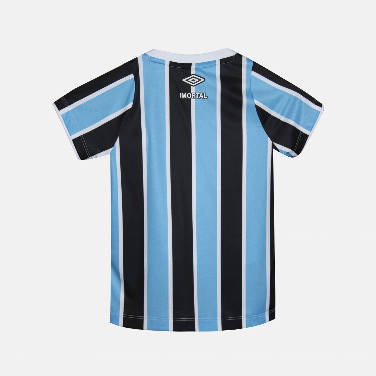 Camisa Infantil Umbro Gremio Oficial 1 2024 - unissex - azul e preto