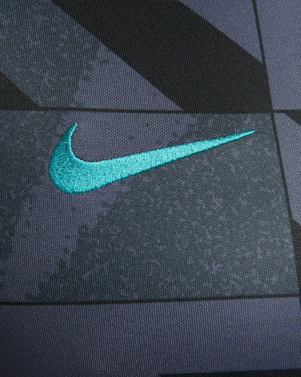 Camisa Nike Barcelona Pré-Jogo III - masculino - azul marinho e verde