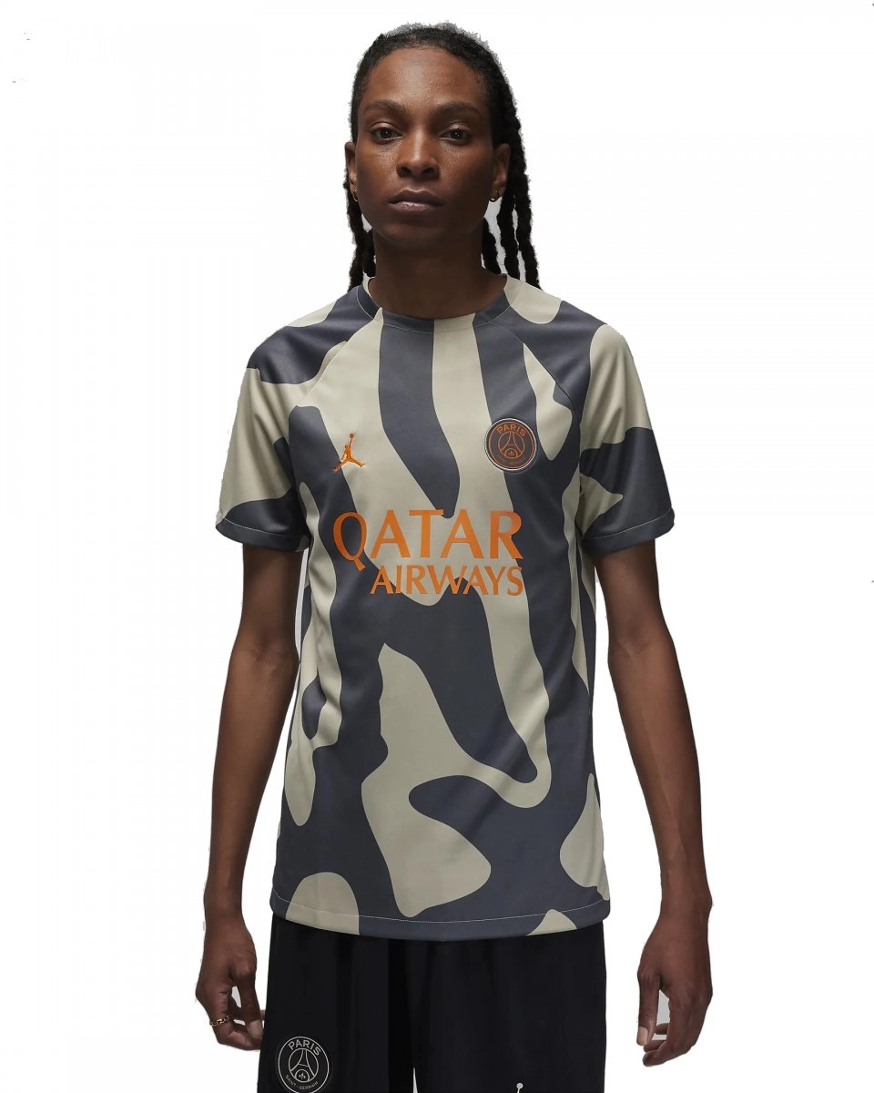 Camisa Nike Paris Saint-Germain Academy Pro 3 - masculino - bege e cinza