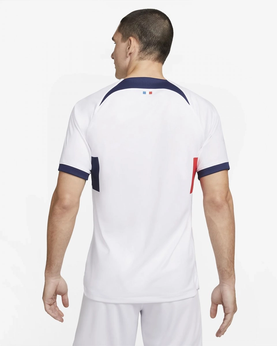 Camisa Nike Psg 2023/24 Stadium Away - masculino - branco e vermelho