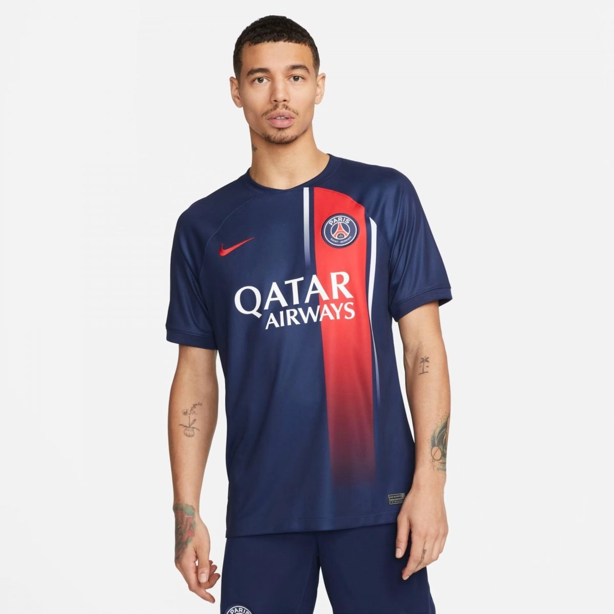 Camisa Nike Psg I 2023 - masculino - vermelho e azul marinho