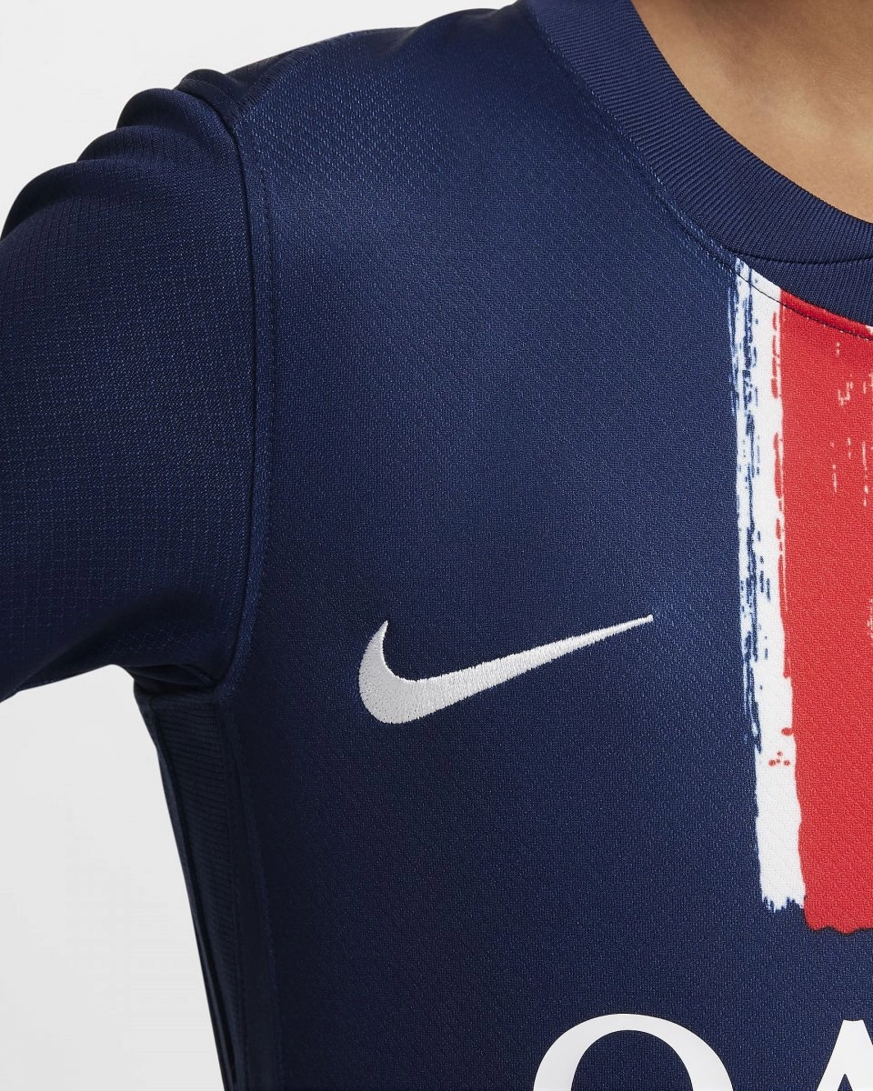 Camisa Nike Psg I Infantil - unissex - azul e vermelho