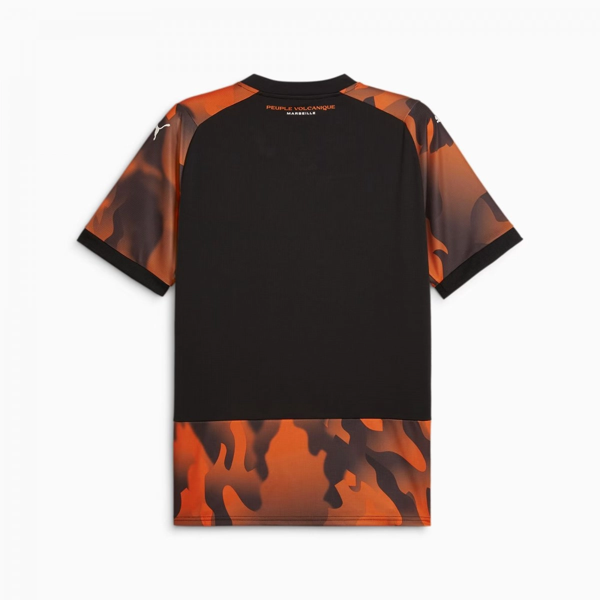 Camisa Puma Olympique De Marseille 23/24 Iii - masculino - marrom e laranja