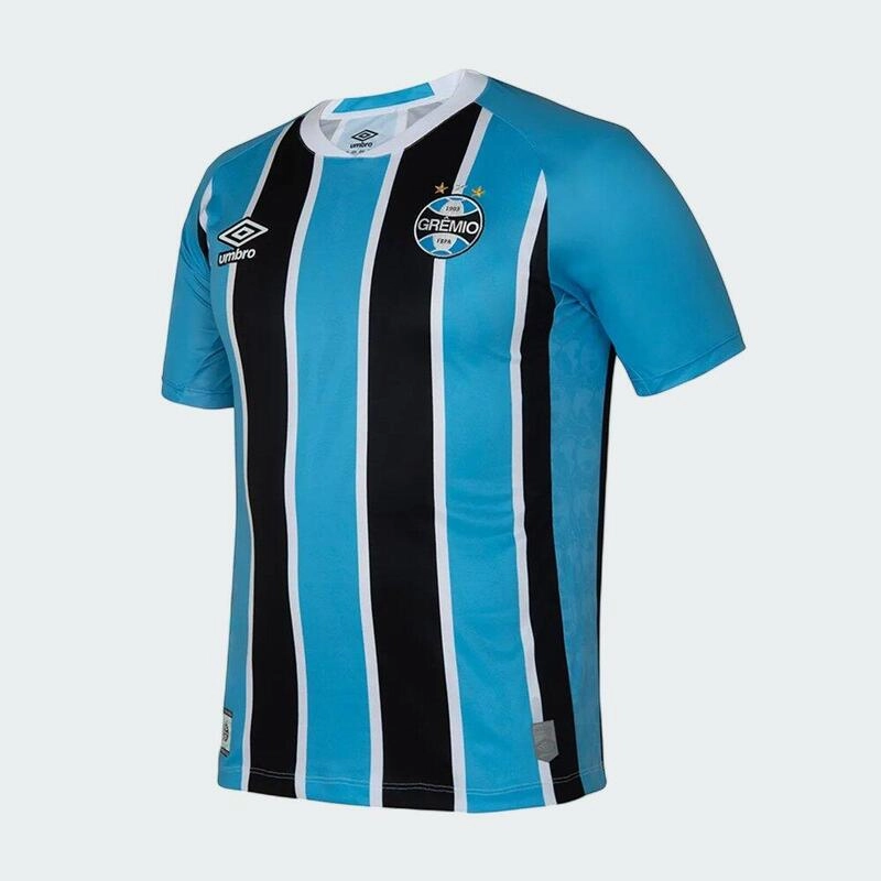 Camisa Umbro Gremio Of.1 2025 Torcedor S/N - masculino - azul e preto