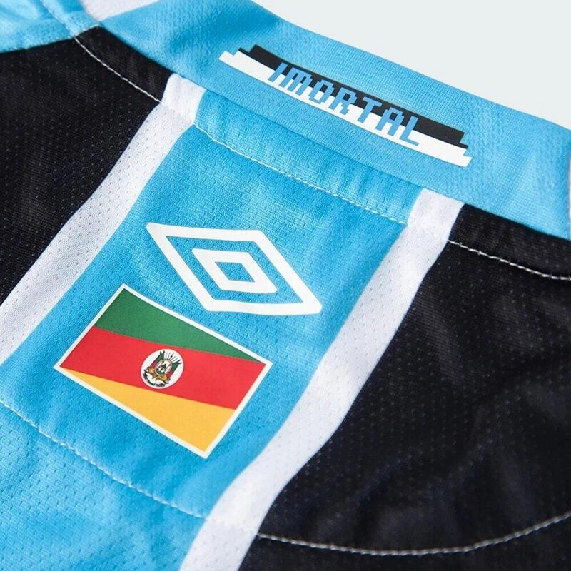 Camisa Umbro Gremio Of.1 2025 Torcedor S/N - masculino - azul e preto