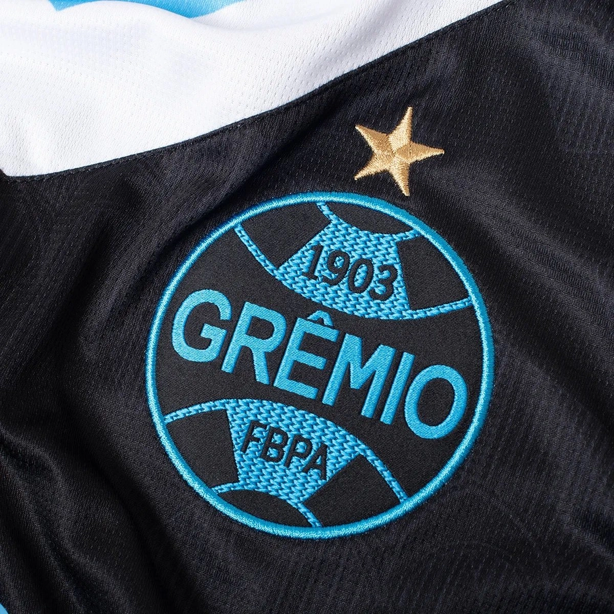 Camisa Umbro Gremio Of 3 2024 Torcedor S/N - masculino - preto e azul
