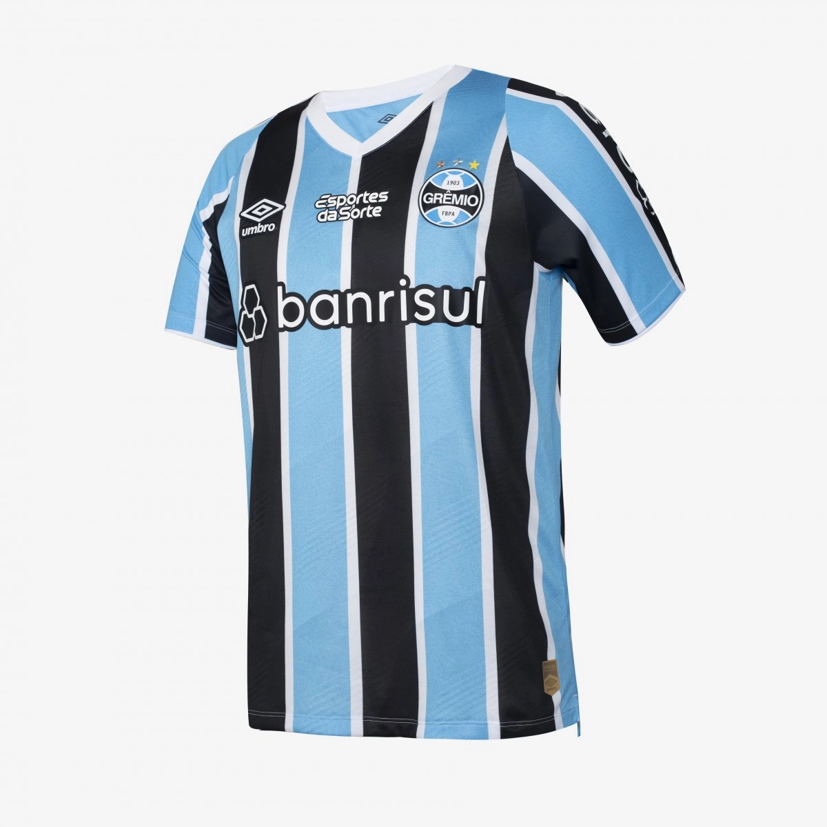 Camisa Umbro Gremio Oficial 1 2024 - masculino - azul e preto