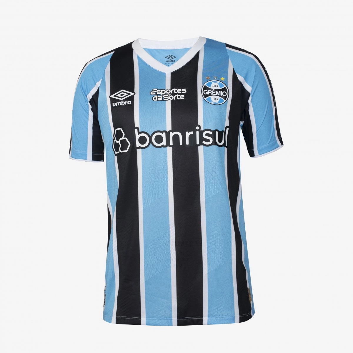 Camisa Umbro Gremio Oficial 1 2024 - masculino - azul e preto