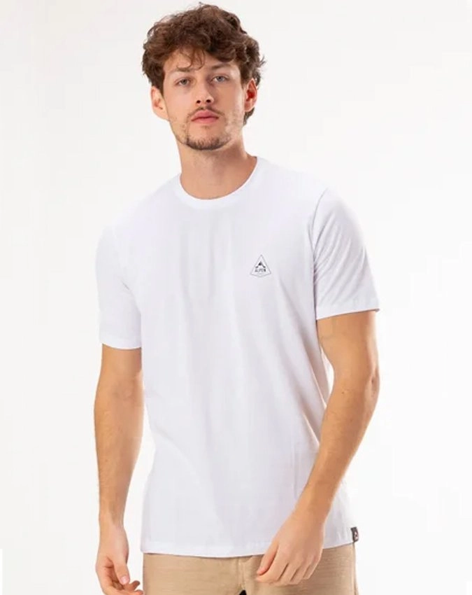 Camiseta Alpen Triangulo - masculino - branco