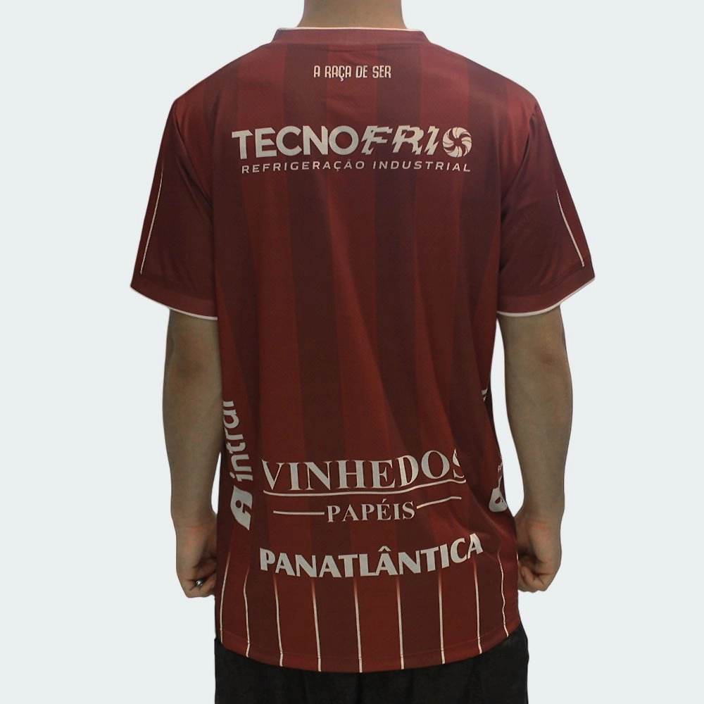 Camiseta Bravo35 S.E.R Caxias Oficial Grena - masculino - bordo
