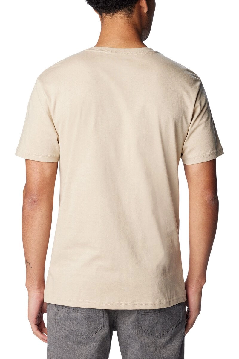 Camiseta Columbia Basic - masculino - bege