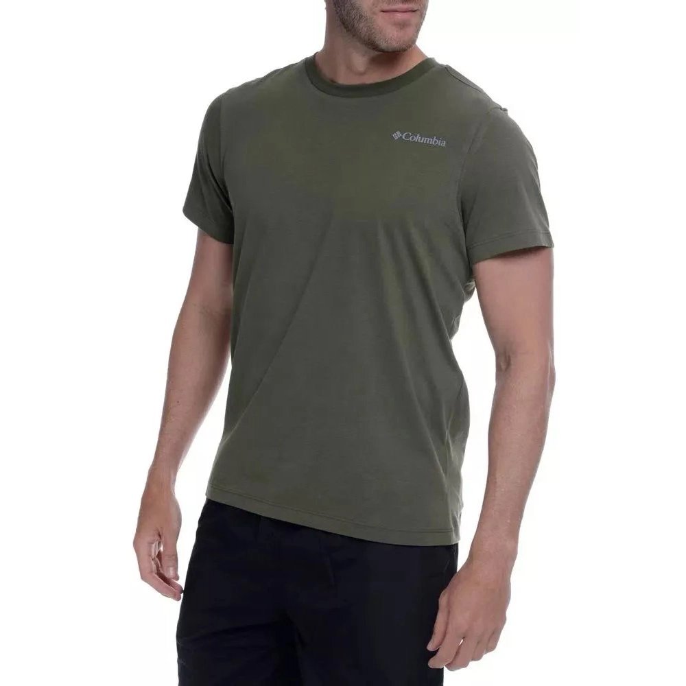 Camiseta Columbia basic - masculino - verde escuro