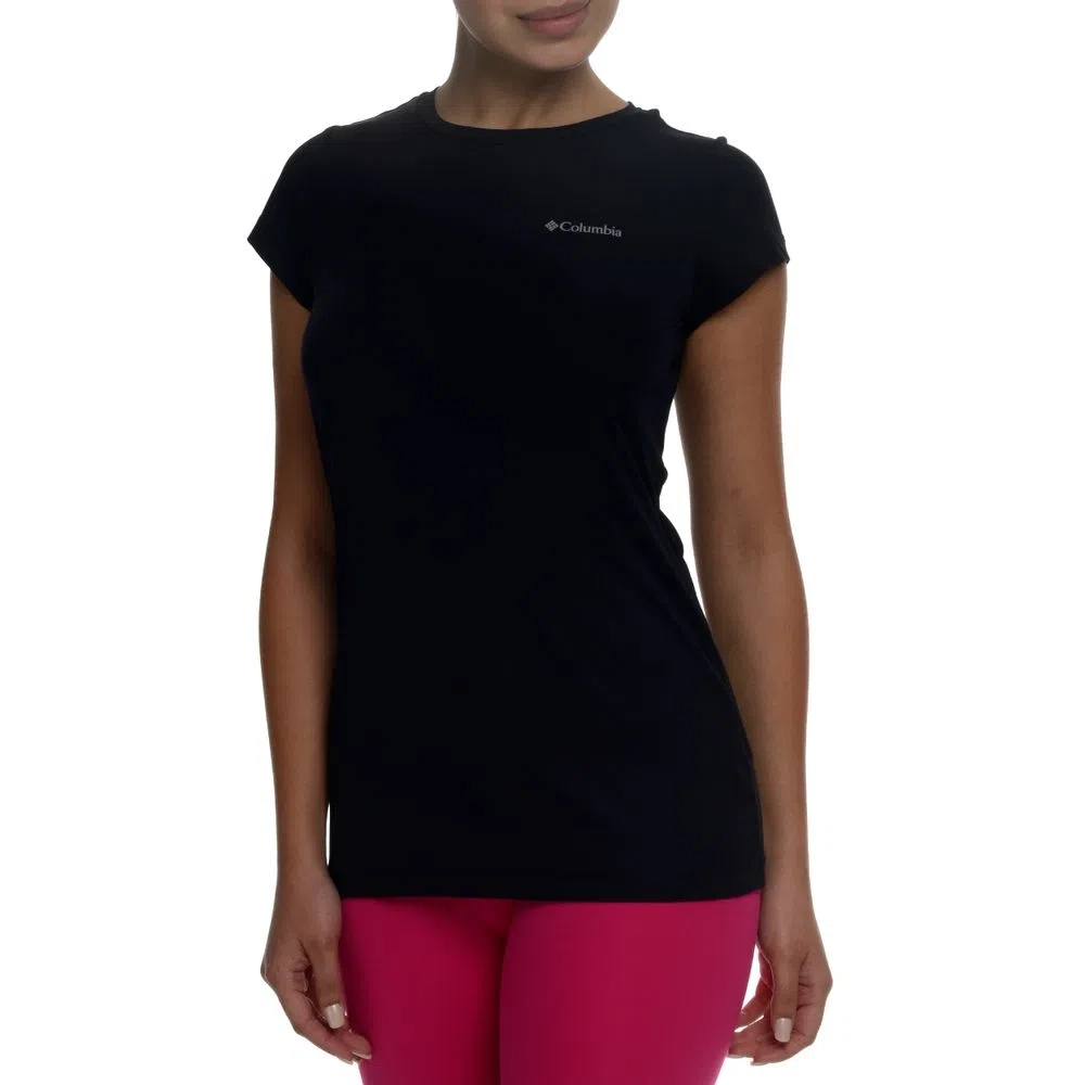 Camiseta Columbia Neblina - feminino - preto