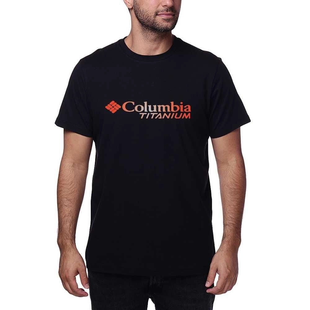 Camiseta Columbia Neblina Titanium Burst - masculino - preto