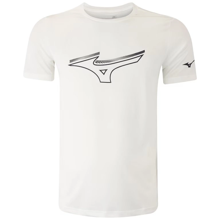 Camiseta Mizuno Energy Stamp - masculino - branco