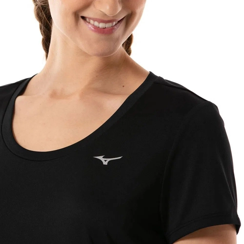 Camiseta Mizuno Nirvana - feminino - preto