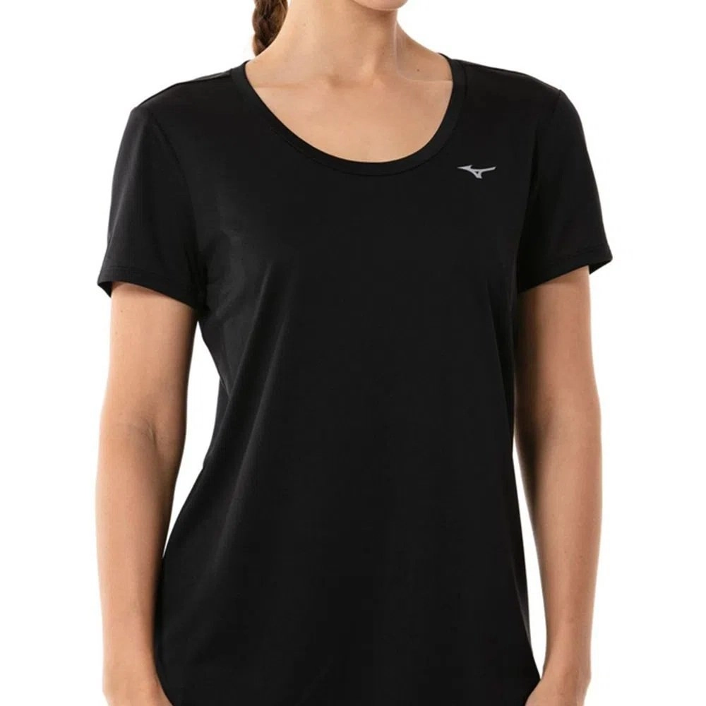 Camiseta Mizuno Nirvana - feminino - preto