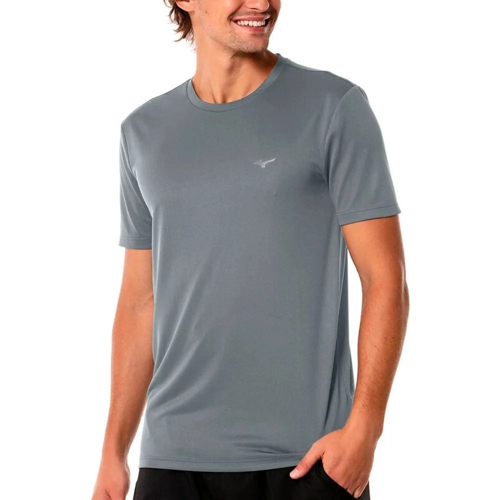Camiseta Mizuno Nirvana - masculino - chumbo