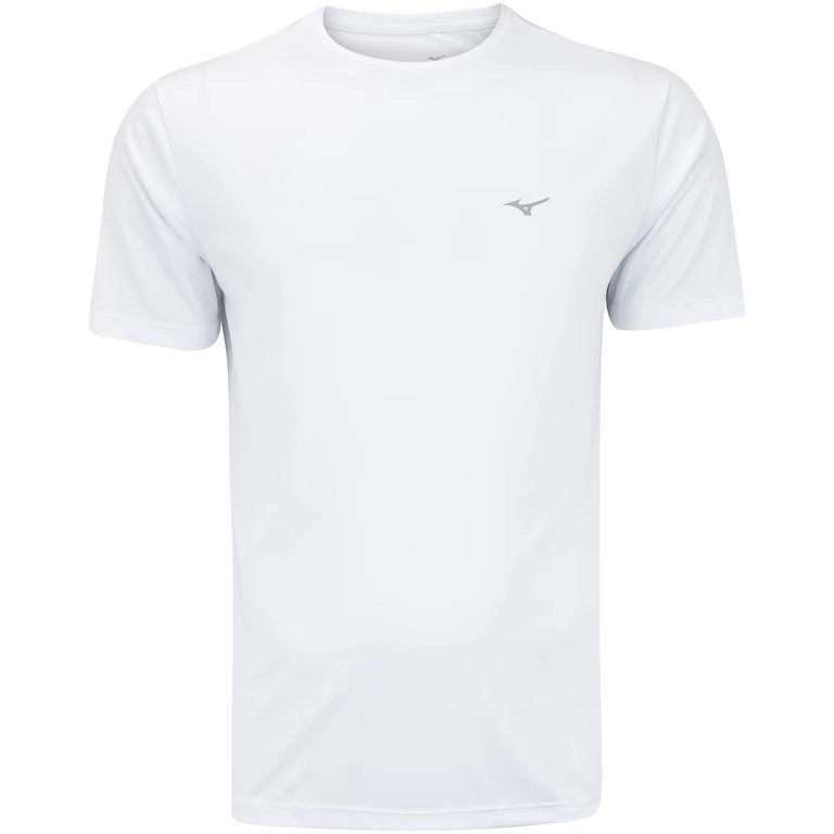 Camiseta Mizuno Run Spark 2 - masculino - branco