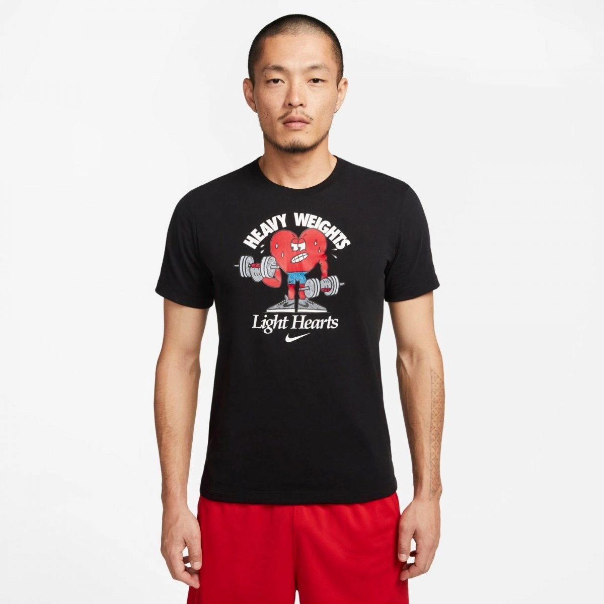 Camiseta Nike Dri-FIT Humor 1 - masculino - preto e vermelho