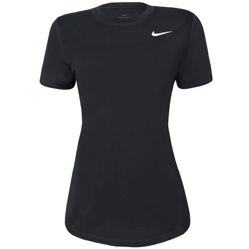 Camiseta Nike Dri-FIT Legend - feminino - branco e preto