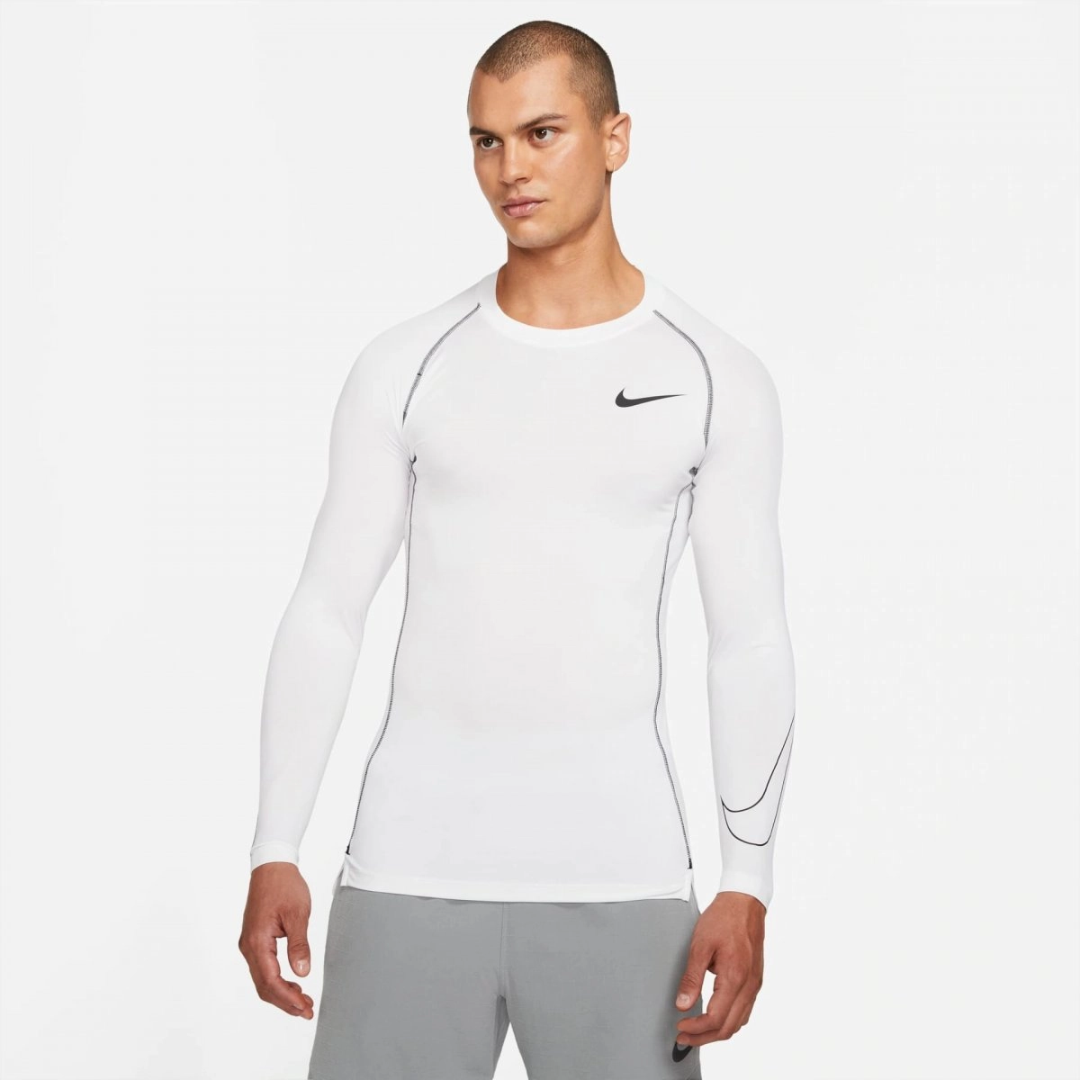 Camiseta Nike Pro Dri-FIT - masculino - branco
