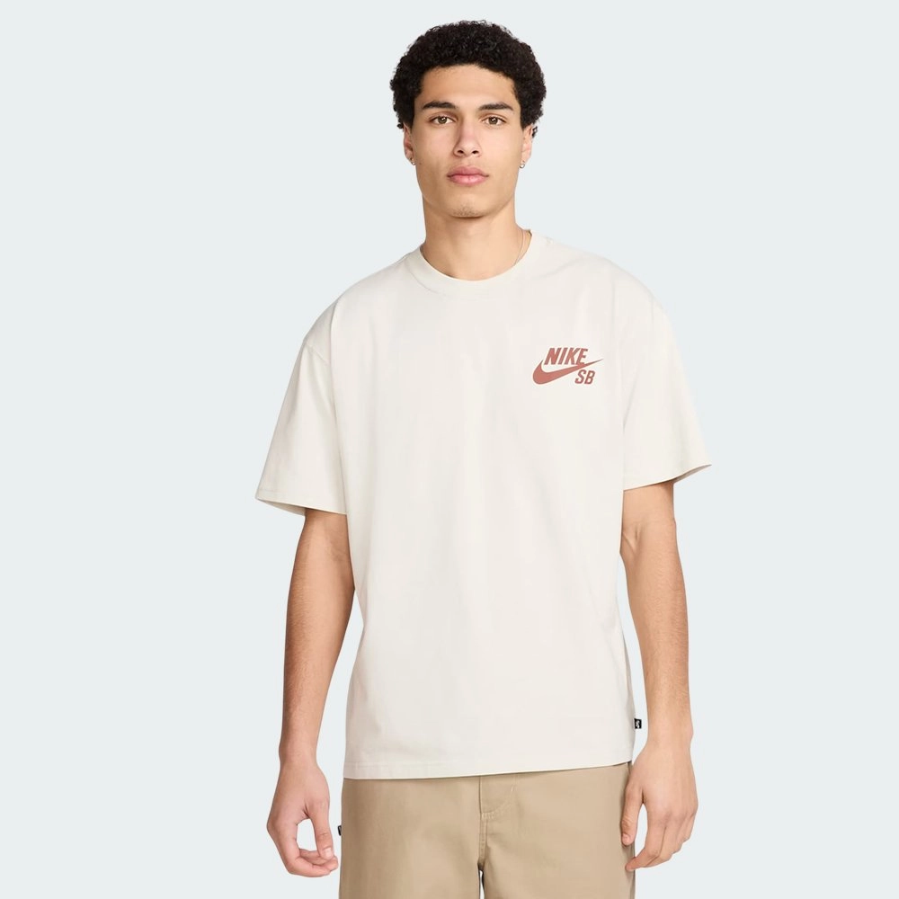 Camiseta Nike Sb Tee - masculino - bege