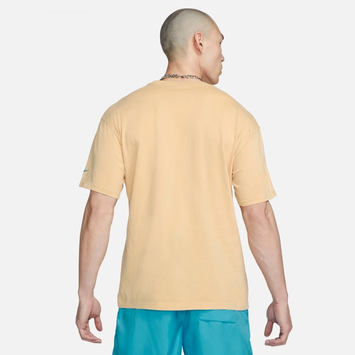 Camiseta Nike Sportswear Max90 - masculino - bege e azul