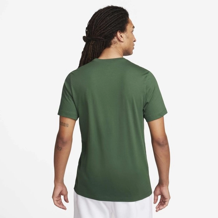 Camiseta Nike Sportwear "Just Do It" - masculino - verde escuro