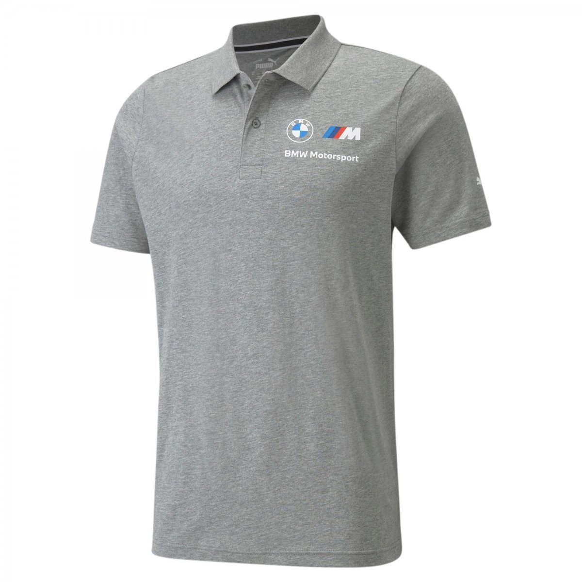 Camiseta Polo Puma BMW Essentials - masculino - cinza