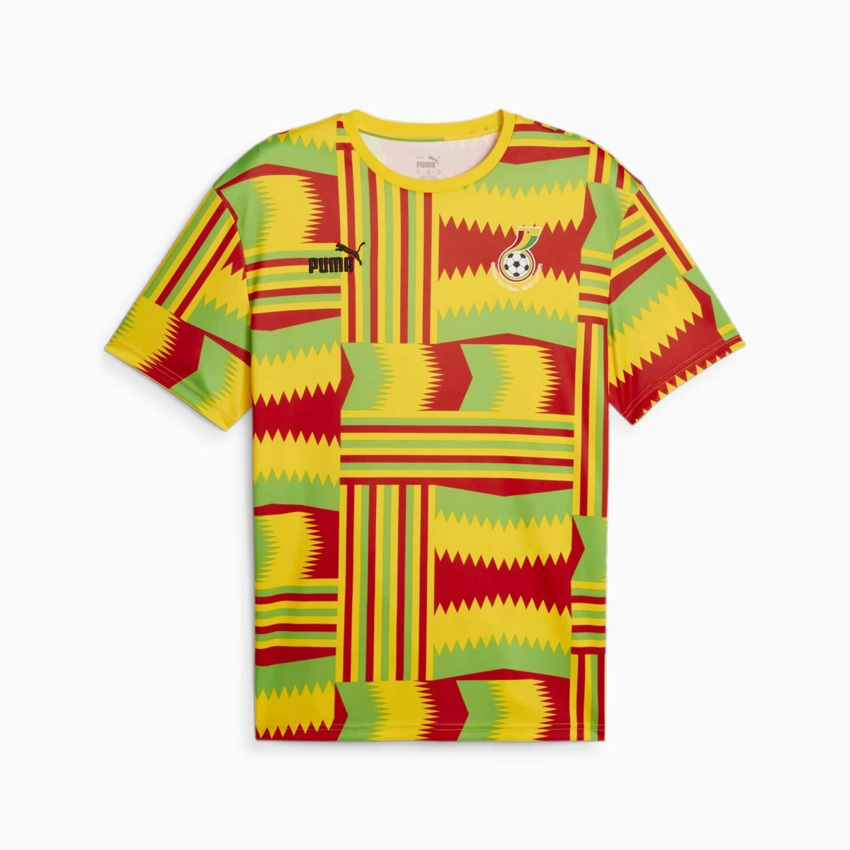 Camiseta Puma Gana Ftbculture - masculino - amarelo e verde