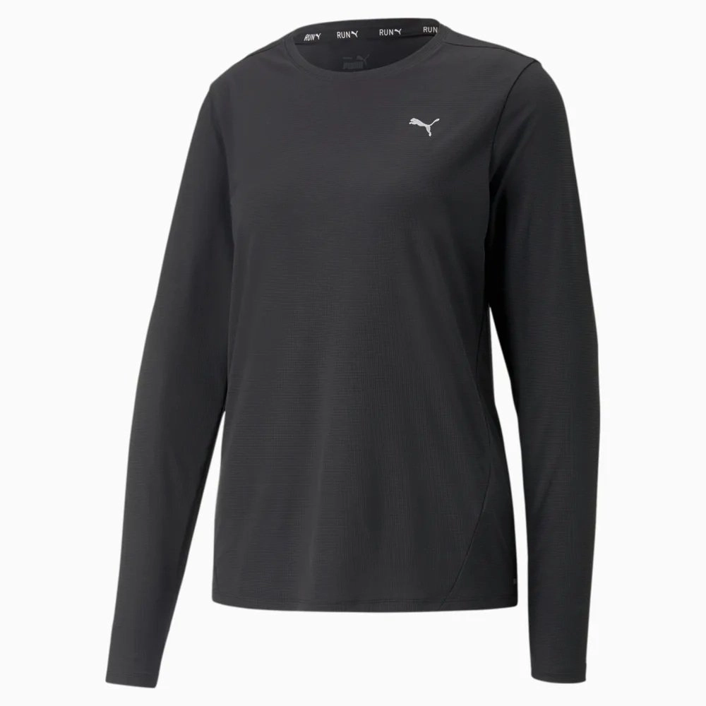Camiseta Puma Run Favorite Ls - feminino - preto