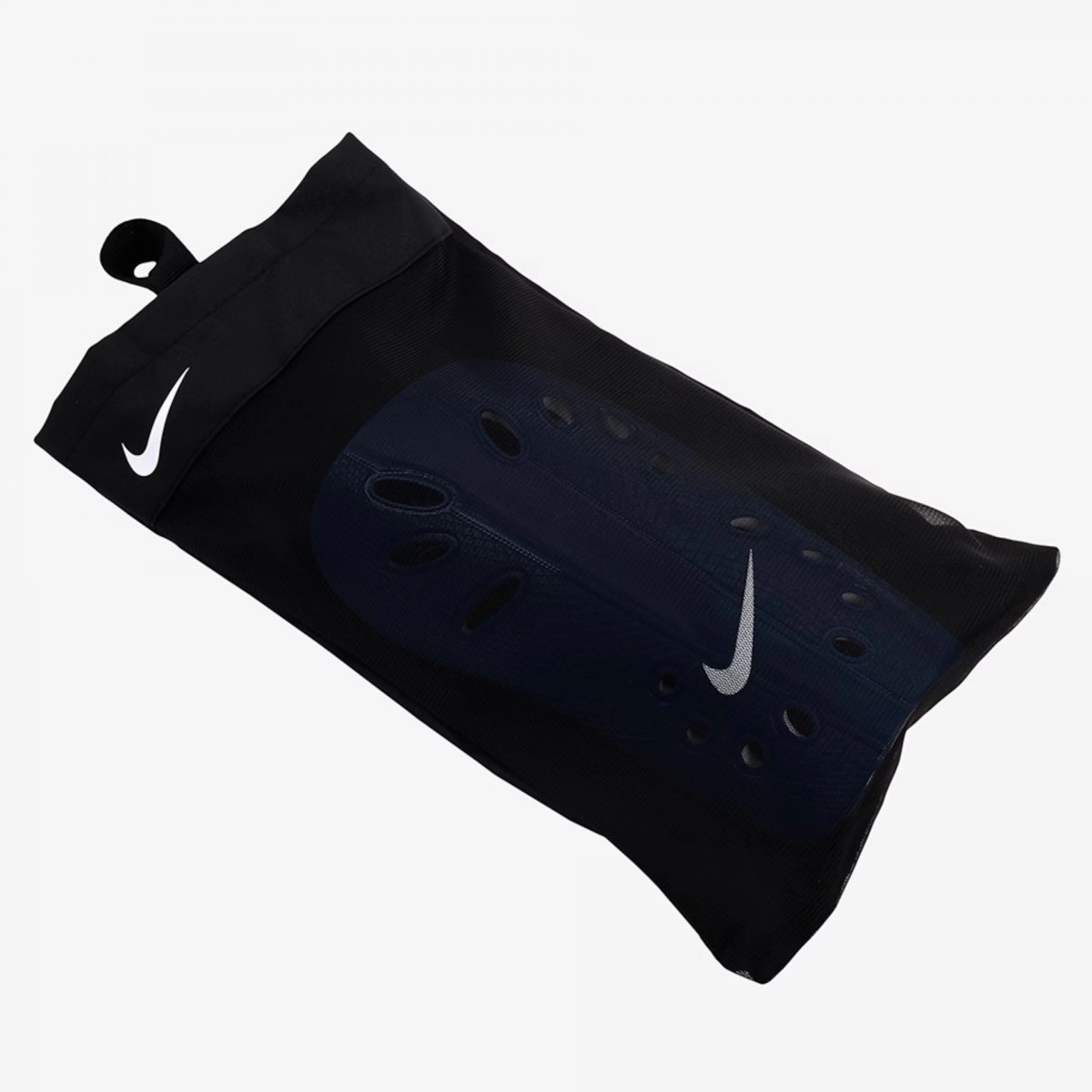 Caneleira Nike J Guard - unissex - azul e branco
