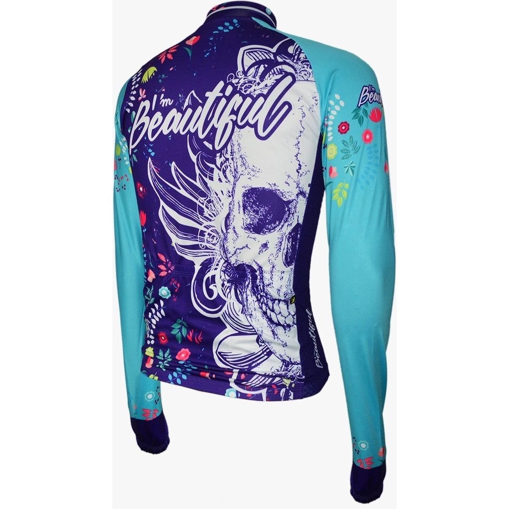 Casaco Ert Ciclismo - feminino - azul e roxo