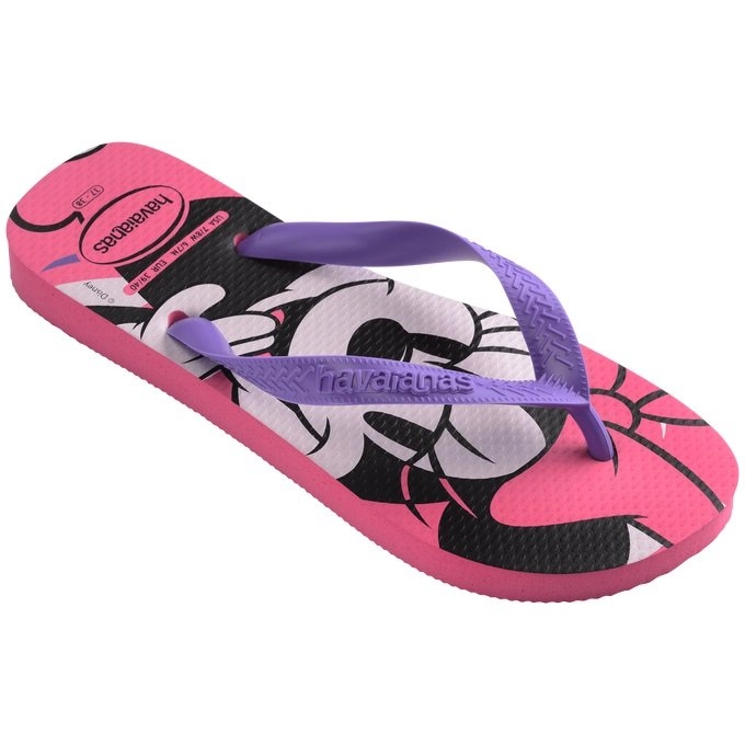 Chinelo Havaianas Disney - unissex - rosa