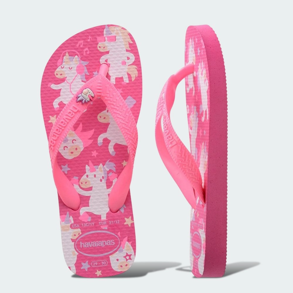 Chinelo Havaianas Kids Fantasy Fc infantil - feminino - rosa